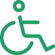 person in wheelchair Icon